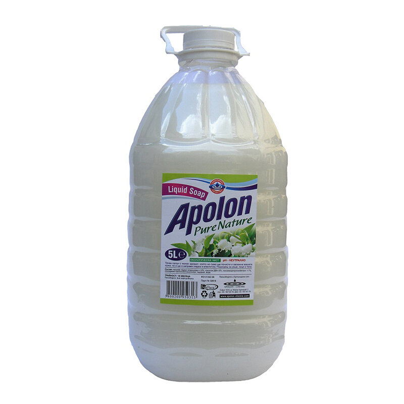 Liquid soap Apolon Pure Nature, 5 L