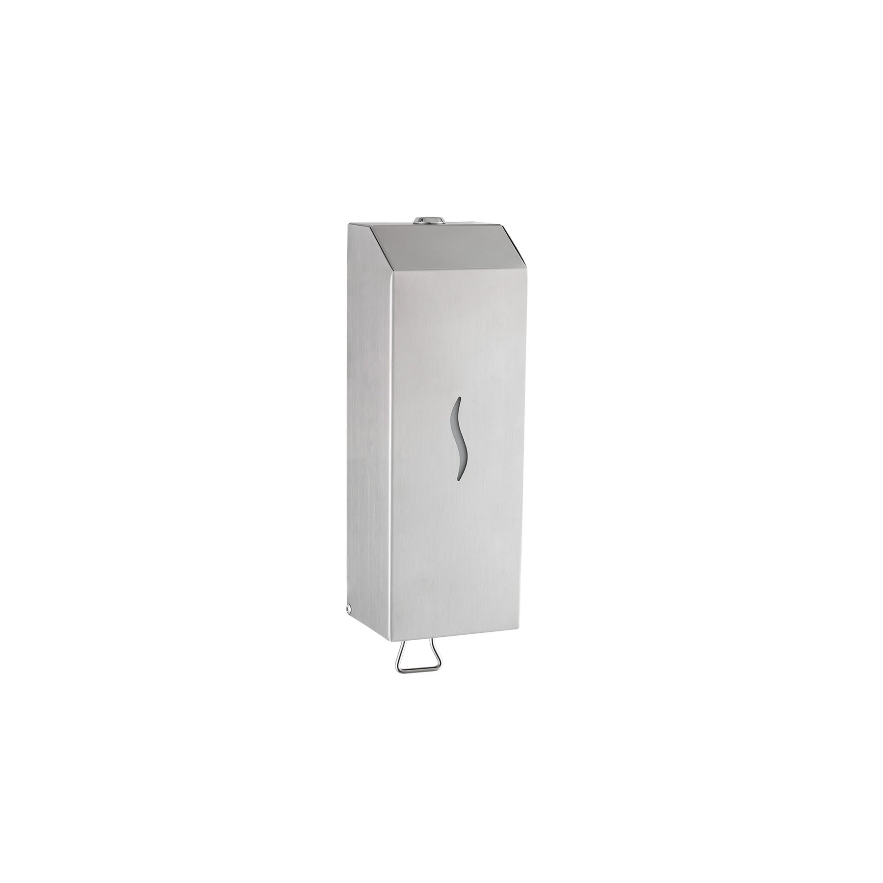 Dispenser for liquid soap Dayco, 8.5 х 10 х 28.5 cm, stainless steel
