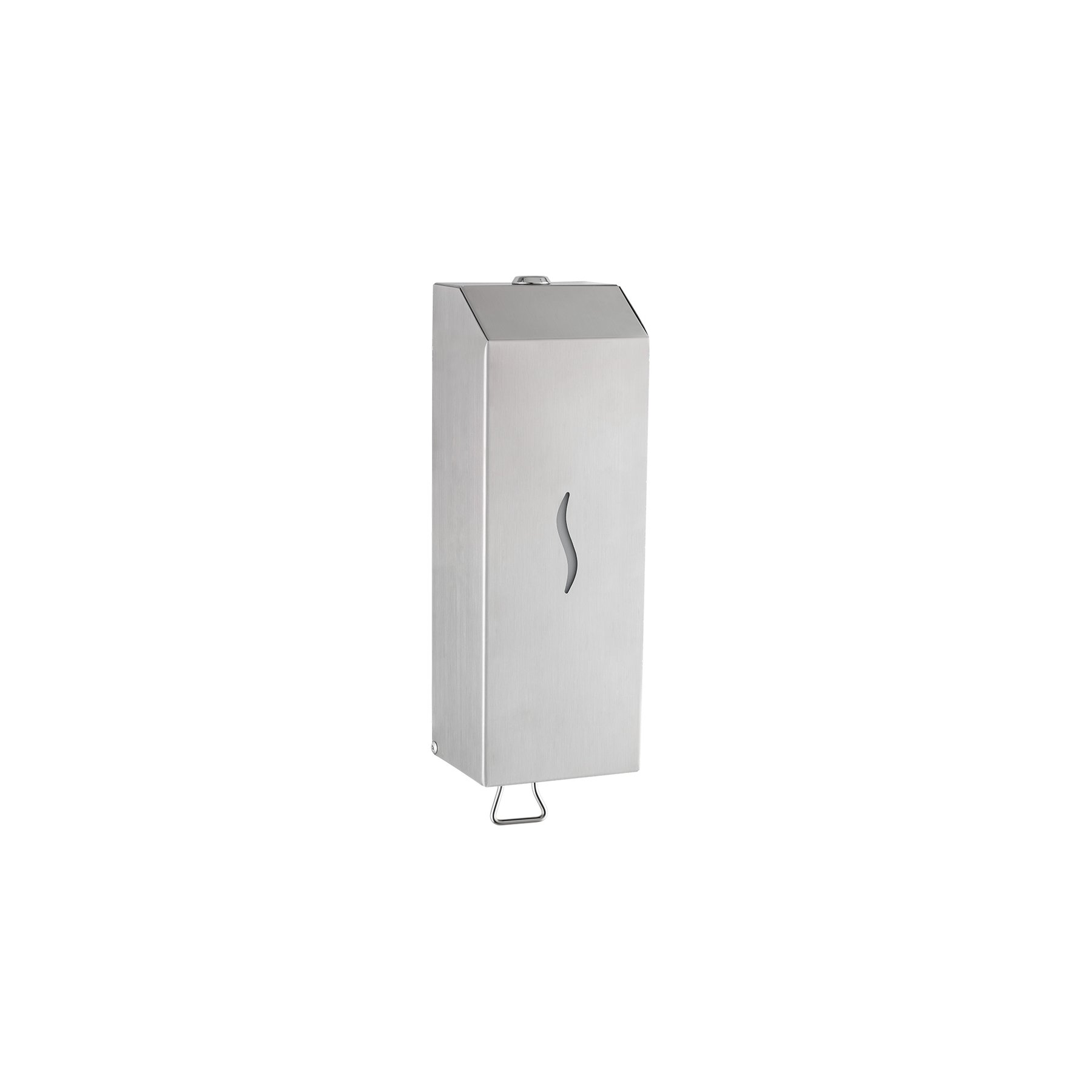 Dispenser for soap of foam Dayco, 8.5 х 10 х 28.5 cm, stainless steel