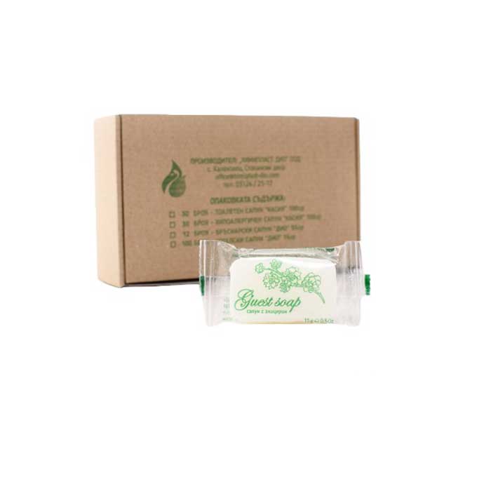 Soap, for hotels, packaged, 15 g, 200 counts