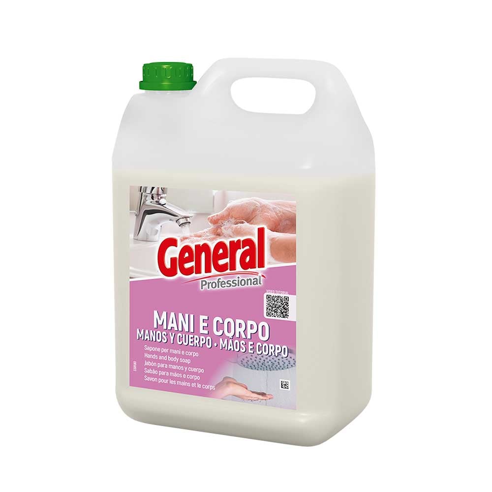Liquid soap for hands General and body Mani e corpo, 5 kg
