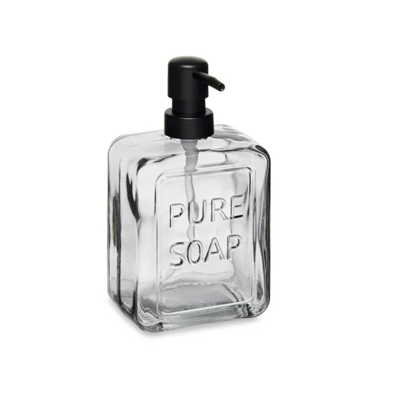 Foam hand soap dispenser Berilo, plastic, transparent, 570 ml
