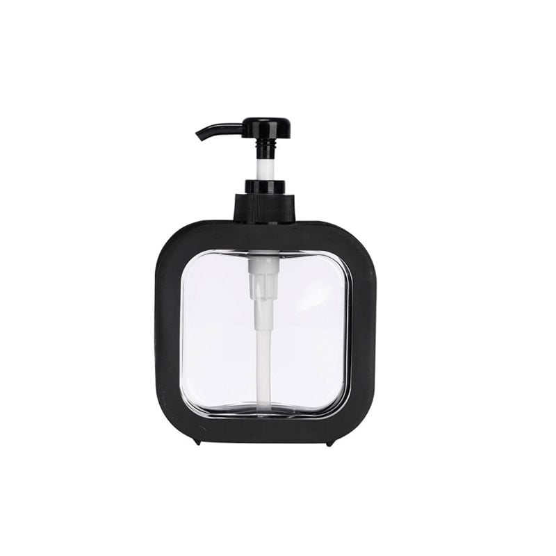 Foam hand soap dispenser Berilo, plastic, 500 ml, black