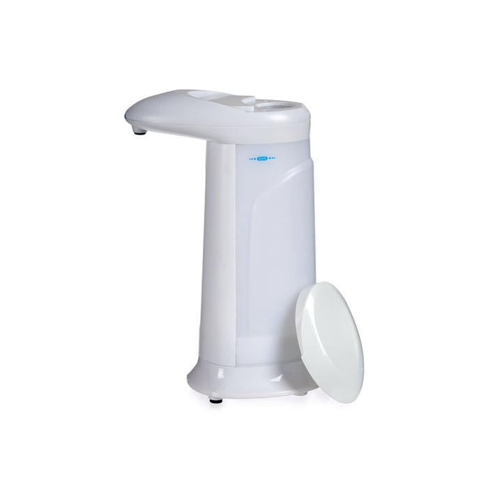 Диспенсър за течен сапун Berilo, безконтактен, 350 ml, бял
