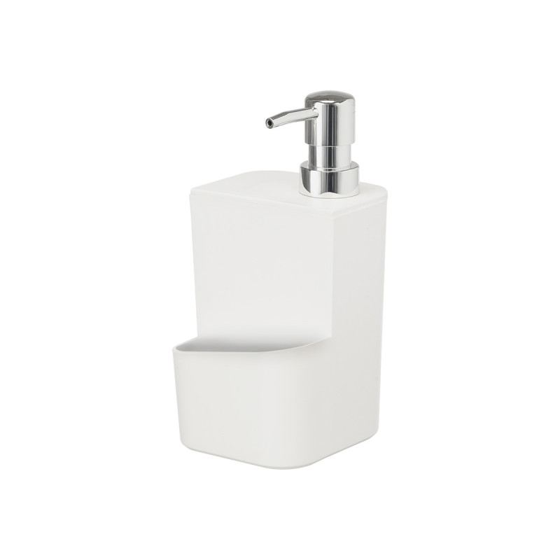 Dispenser Kinvara, with sponge holder, 650 ml, white