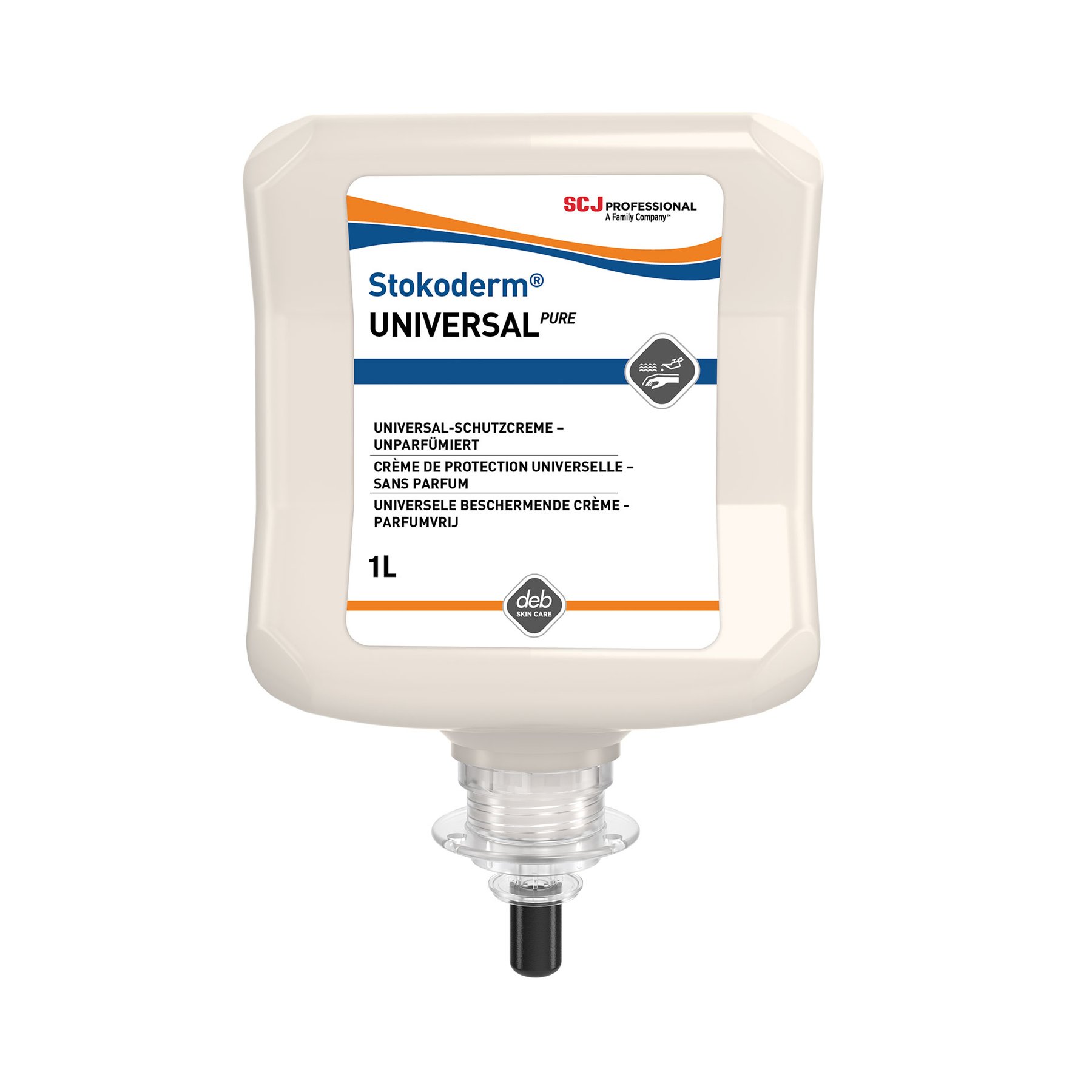 Cream for hands SCJohnson Stokoderm Universal Pure, protective, 1 L