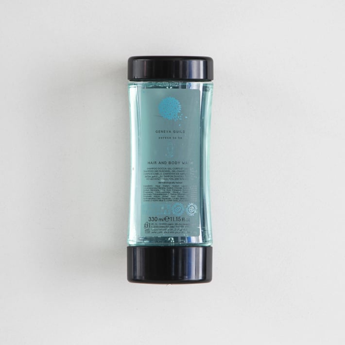 Душ гел за коса GFL Cosmetics и тяло Geneva, 330 ml, 6 х 20 cm