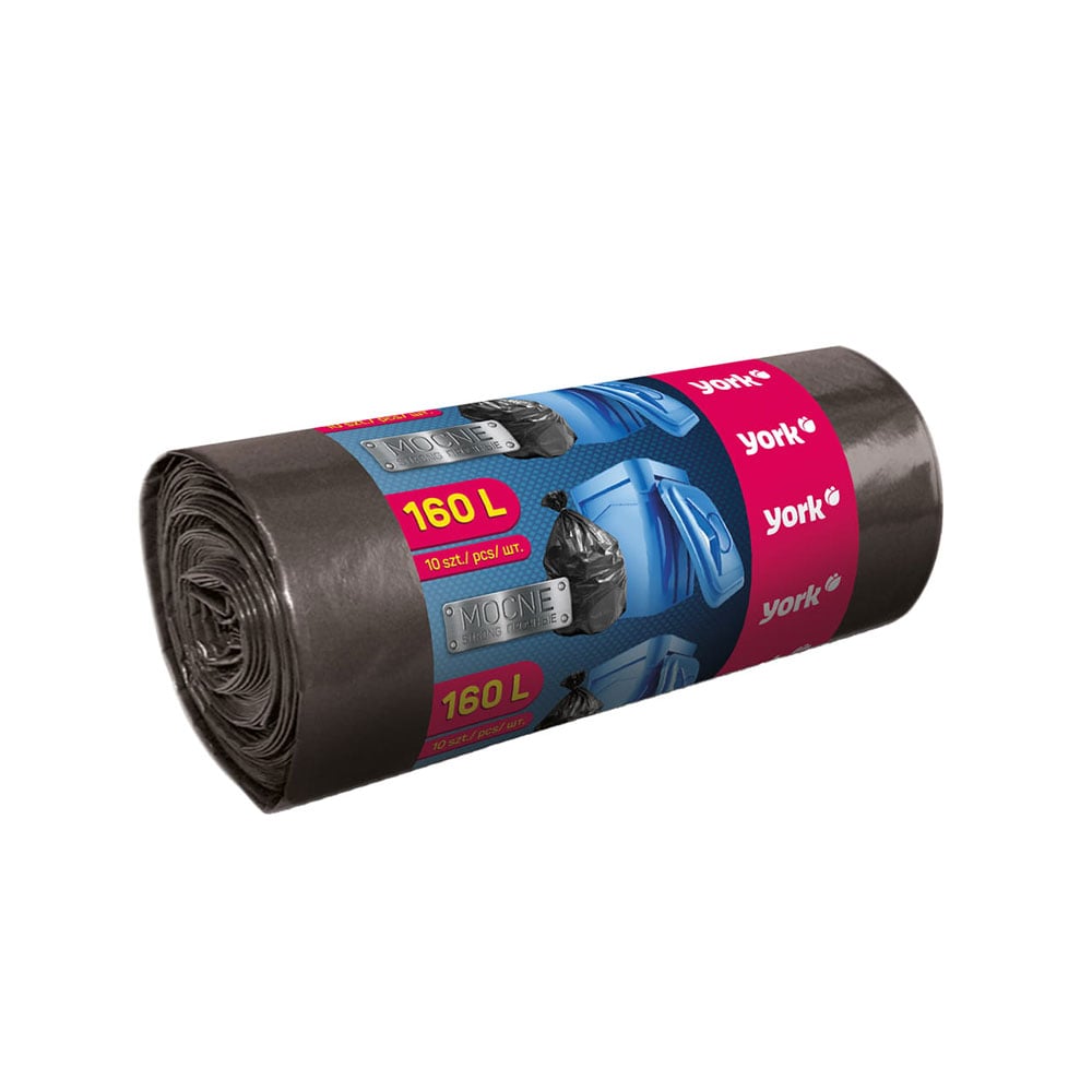 Garbage bags York Strong, 160 L, 10 count