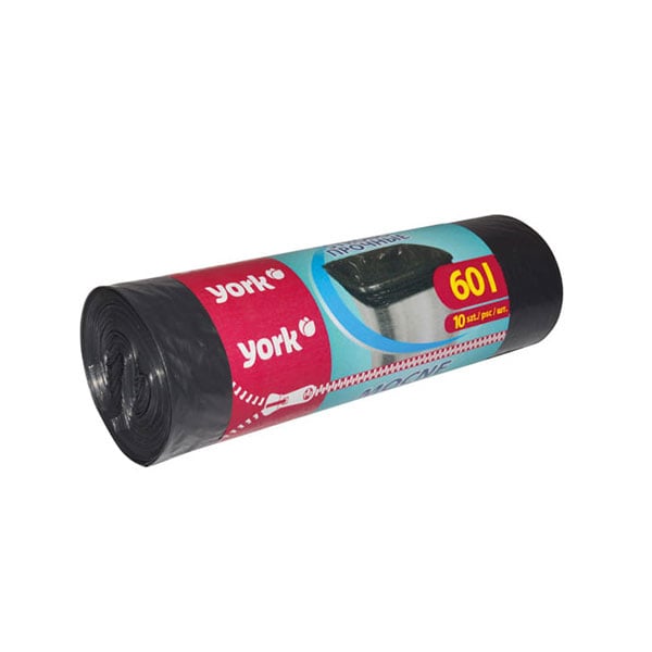 Garbage bags York Strong, 60 L, 10 count