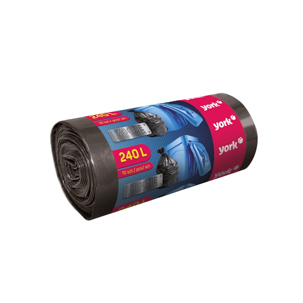 Garbage bags | York | Strong, | 240 | L, | 10 | count