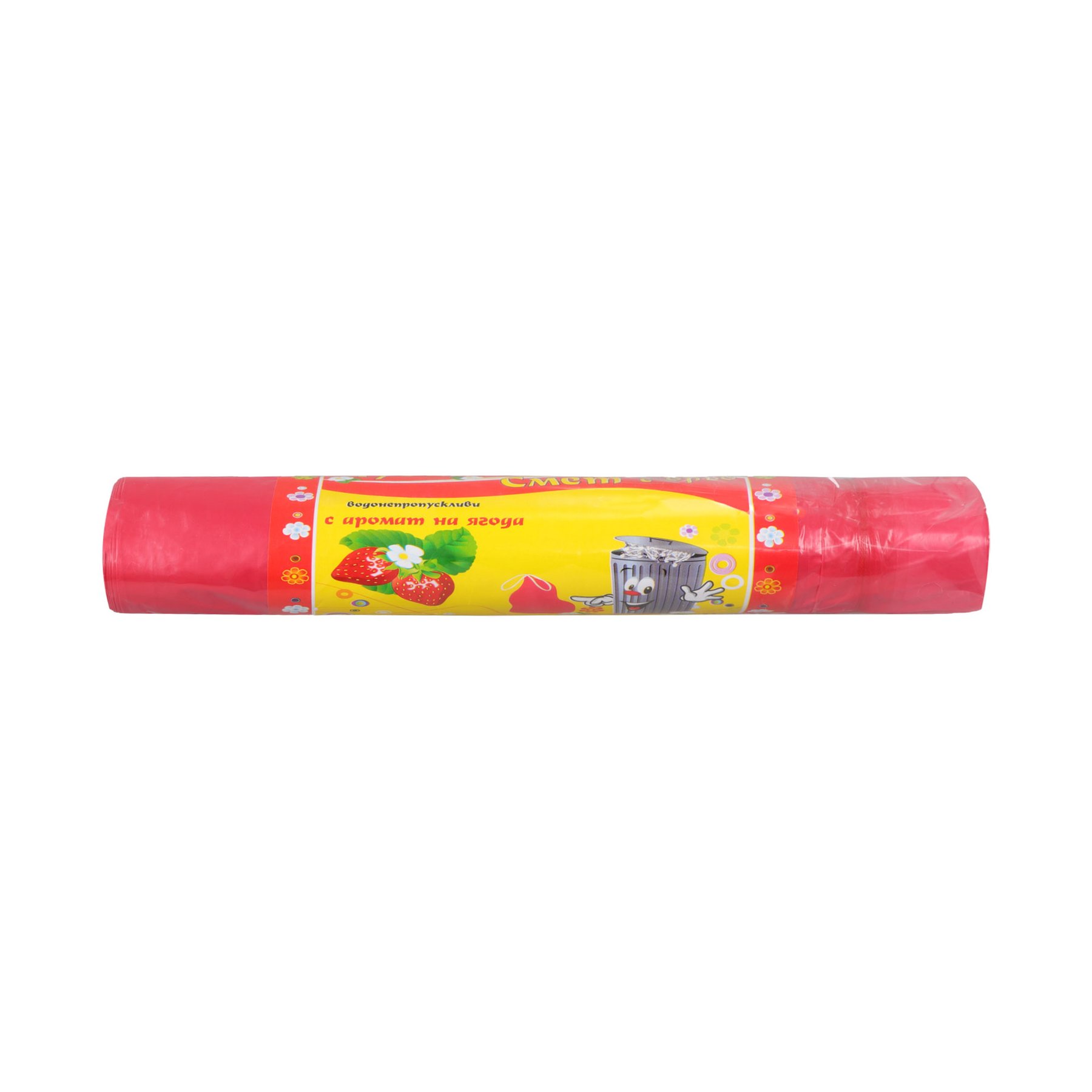 Garbage bags, with string and fragrance, 80L, 65x85cm, 12µm, 10pcs