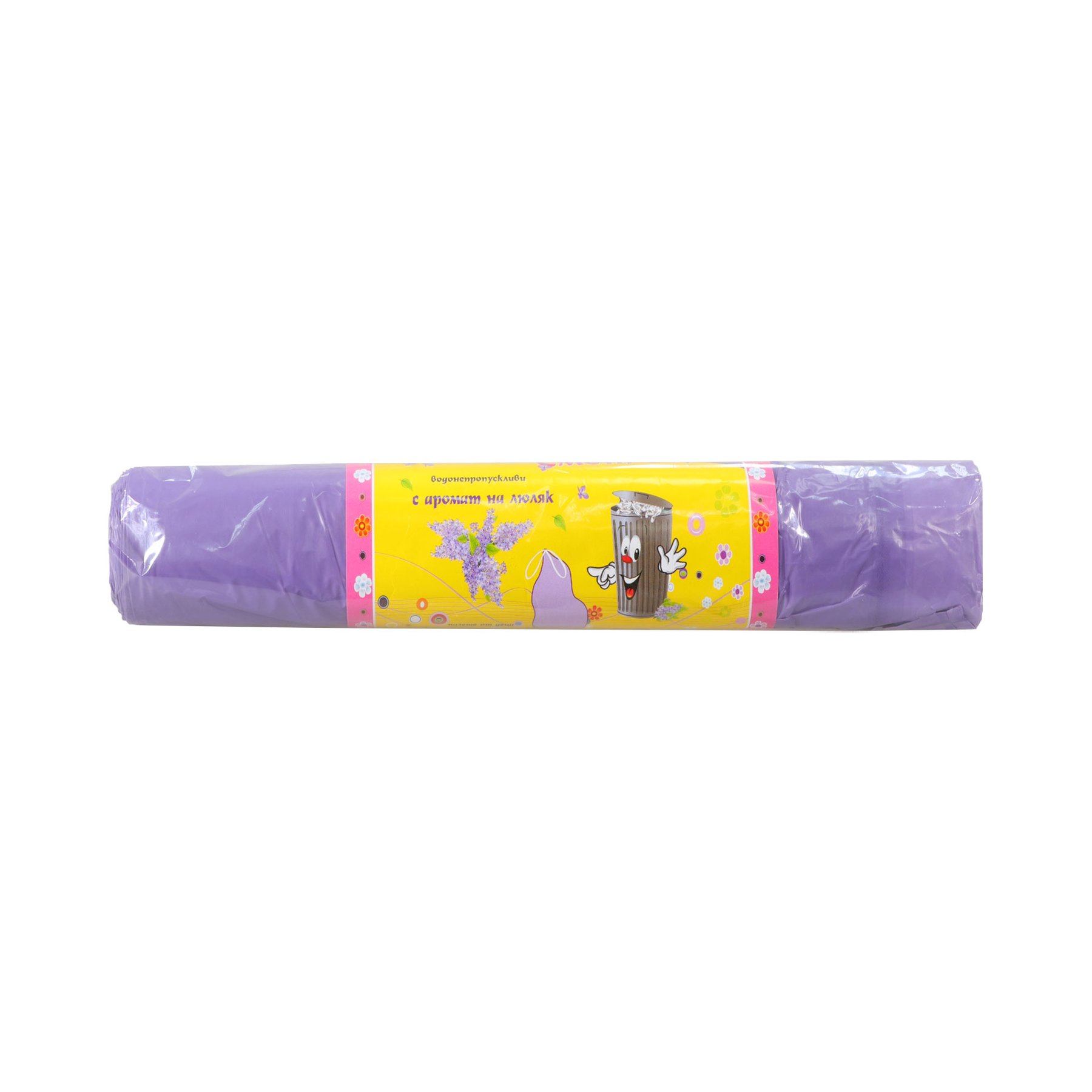 Garbage bags, with string and fragrance, 120 L, 70 x 100 cm, 15 µm, 10 counts