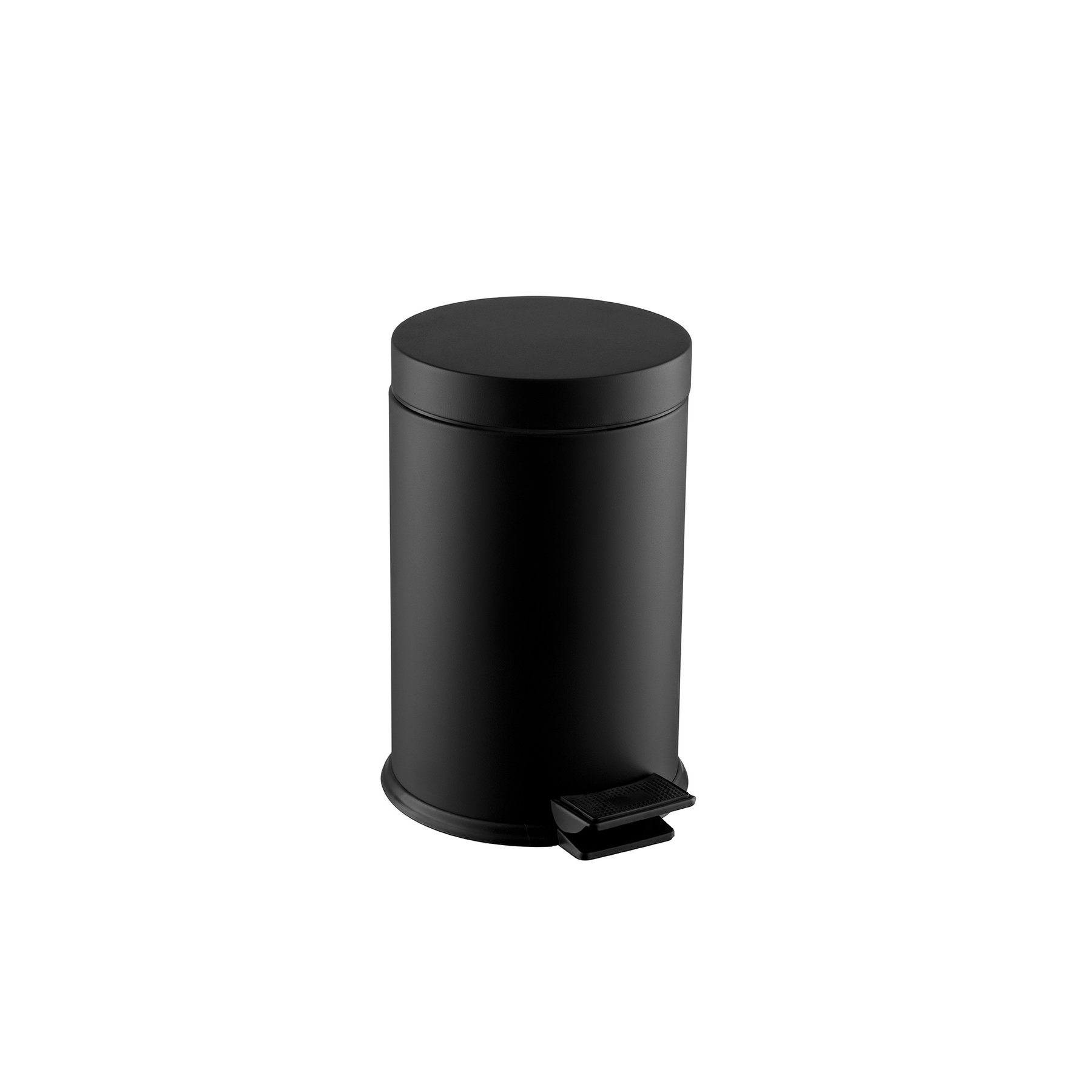 Waste bin Dayco, with pedal, metal, o27.5 x 44 cm, 20 L, black