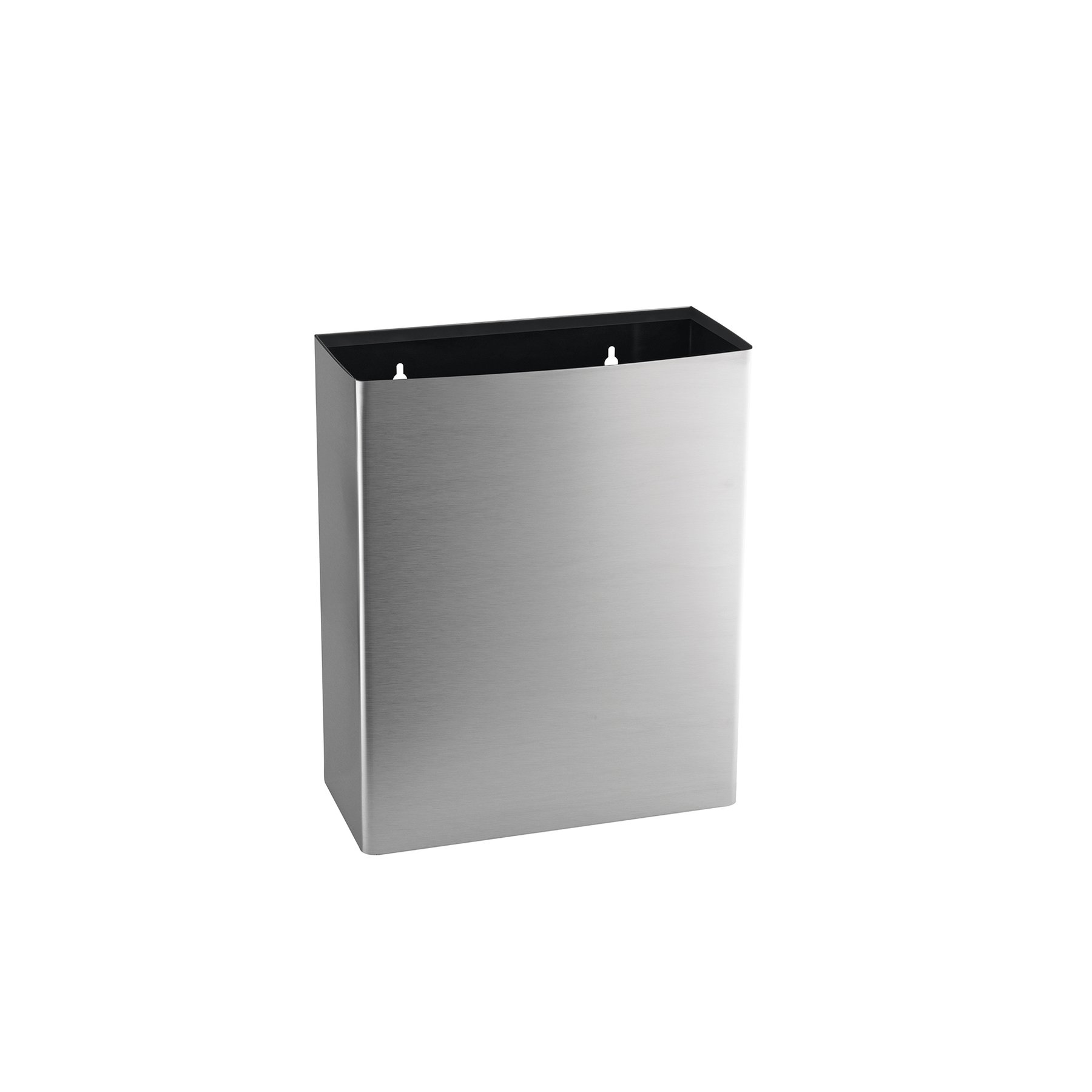 Waste bin Dayco, open, metal, 36 х 16 х 44 cm, 23 L, stainless steel