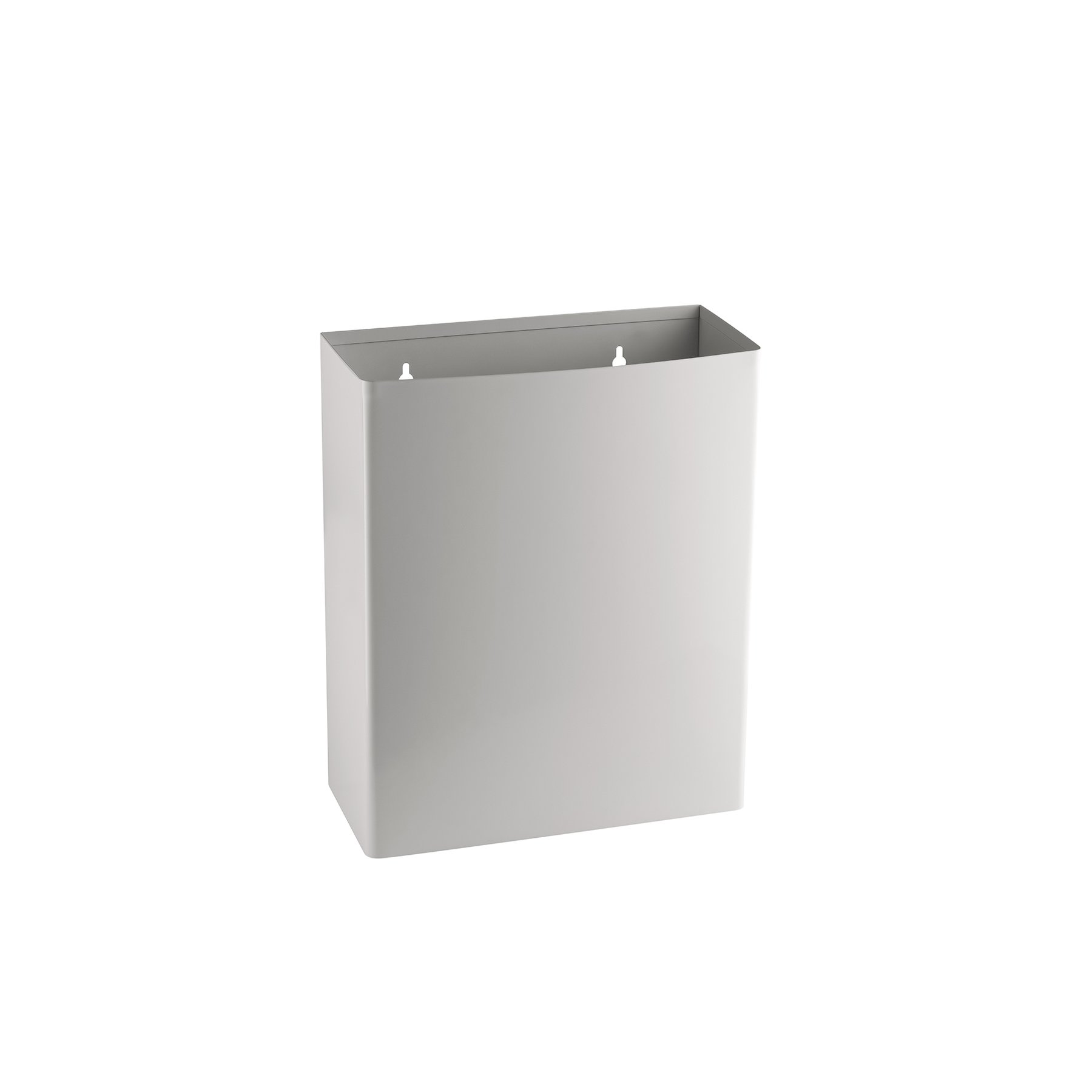 Waste bin Dayco, open, metal, 36 х 16 х 44 cm, 23 L, white