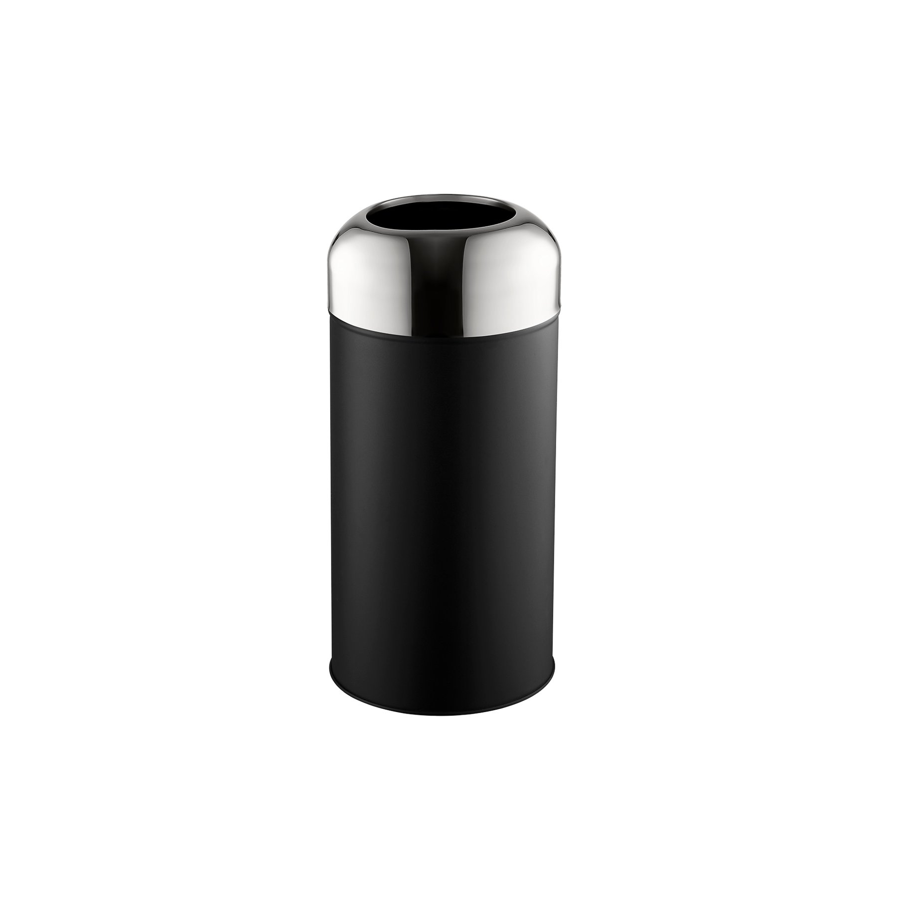 Waste bin Dayco, open, round, o28 х 67 cm, 40 L, black