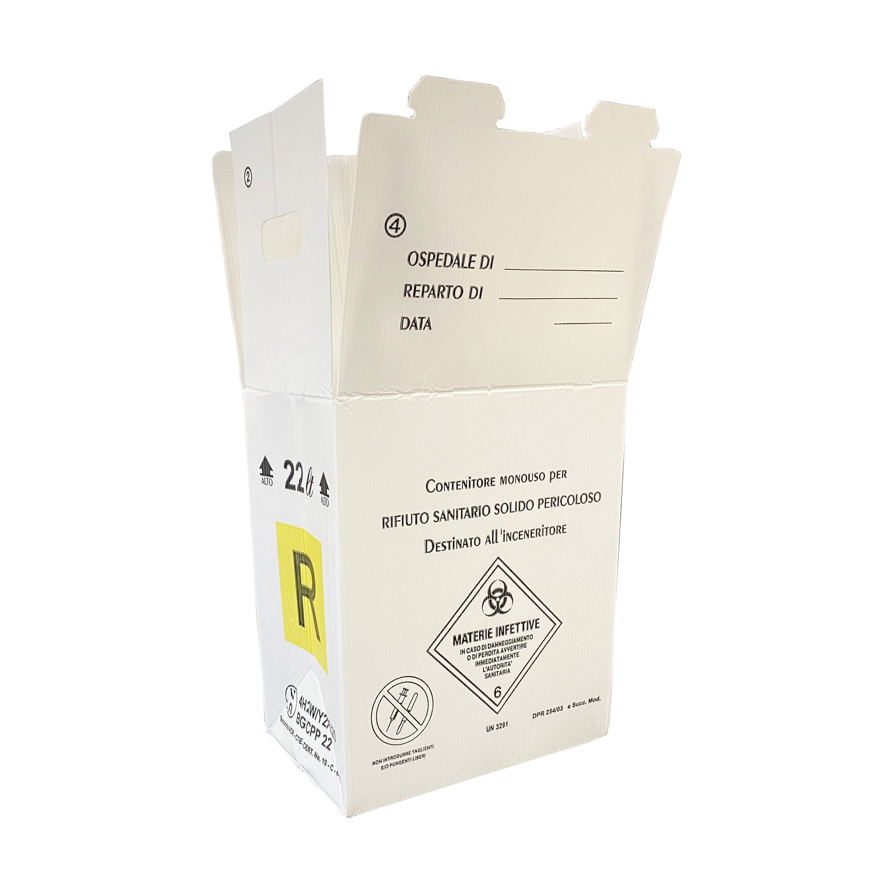 Container type CPP22, disposable, 22 L