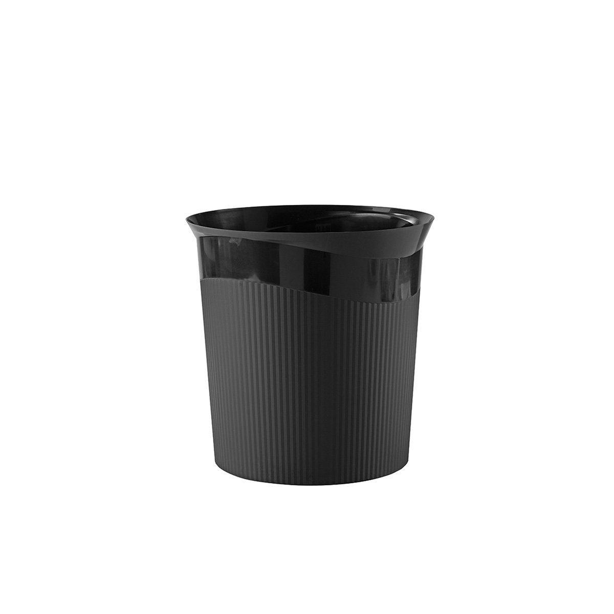 Waste bin HAN Re-Loop, plastic, 13 L, black, 28.8 х 22.6 х 28.7 cm