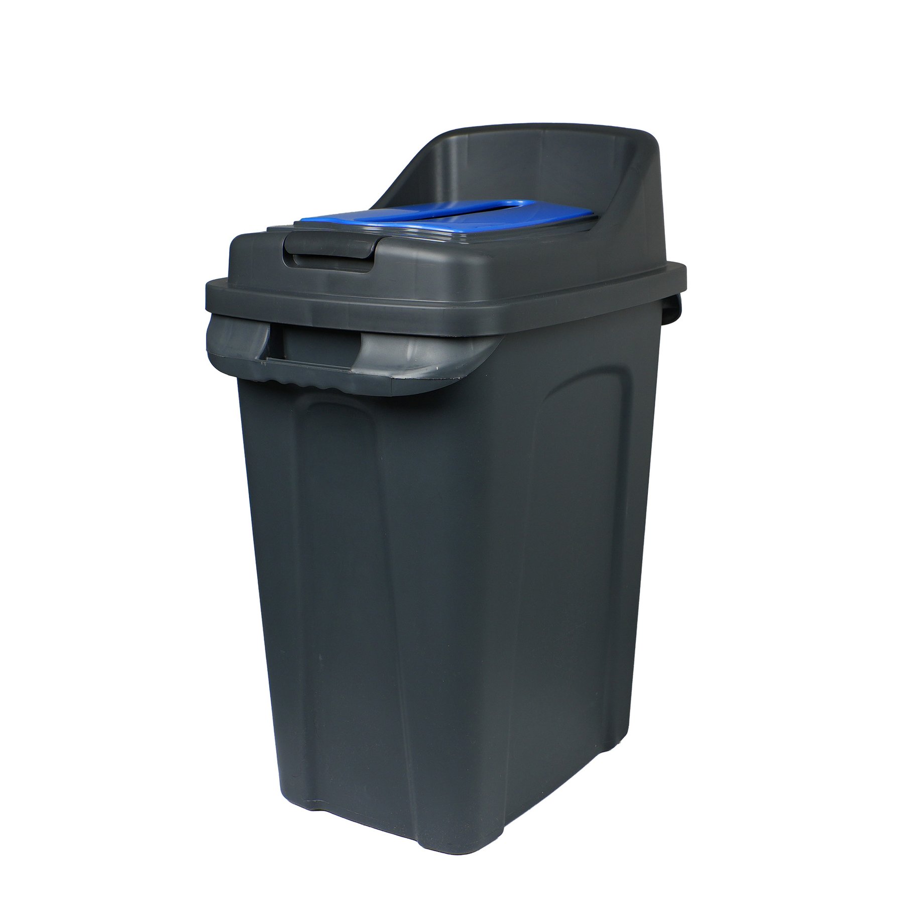 Planet recycling bin, 50 L, blue