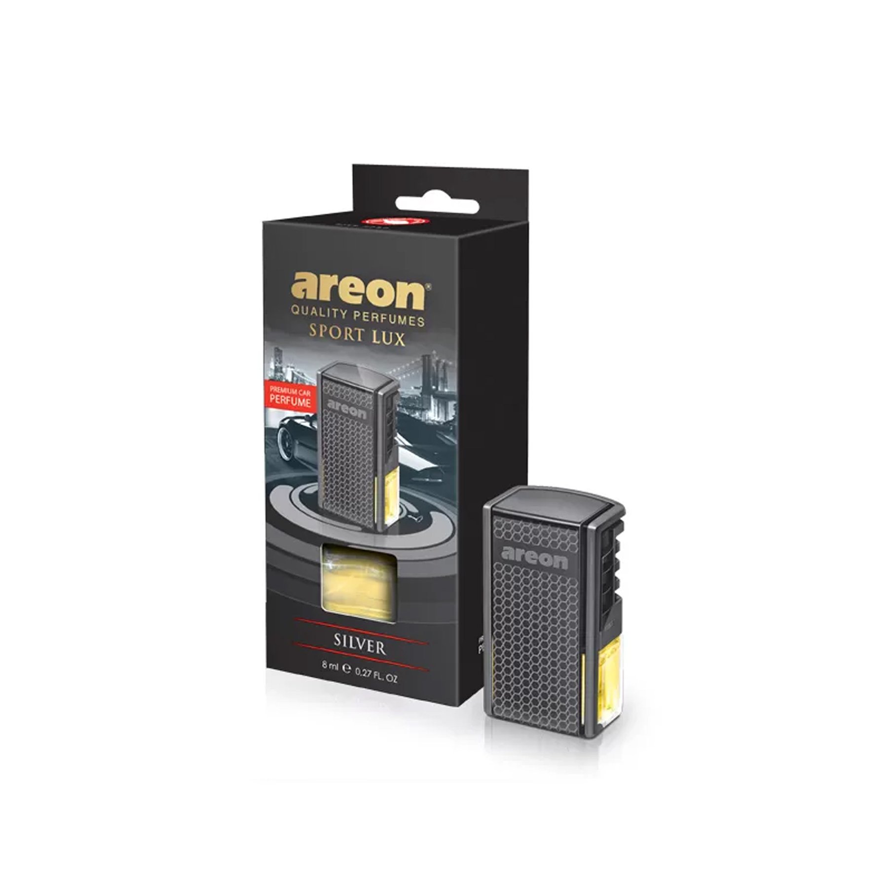 Air freshener for car Areon Silver, 8 ml