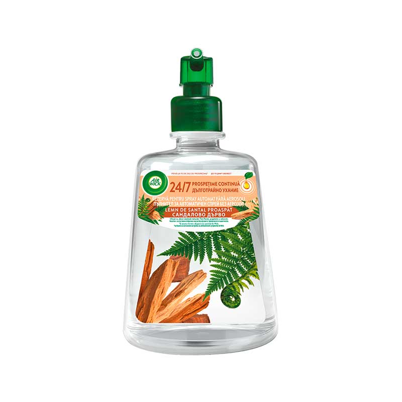 Refill for air freshener Air Wick Active Fresh, sandalwood wood, 228 ml
