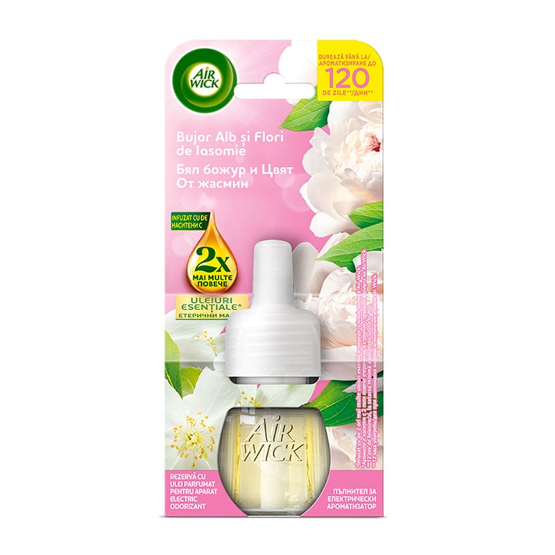 Air Wick Extra Oils Refill, Peony & Jasmine, 19 ml