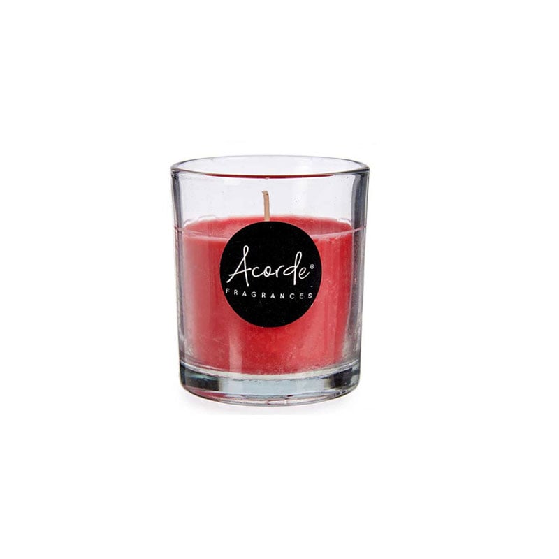 Scented candle Acorde, Berries, in a glass cup, 30 hours