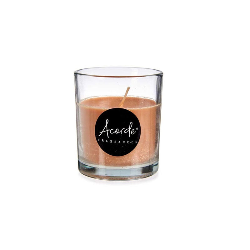 Scented candle Acorde, Cinnamon, in a glass cup, 30 hours