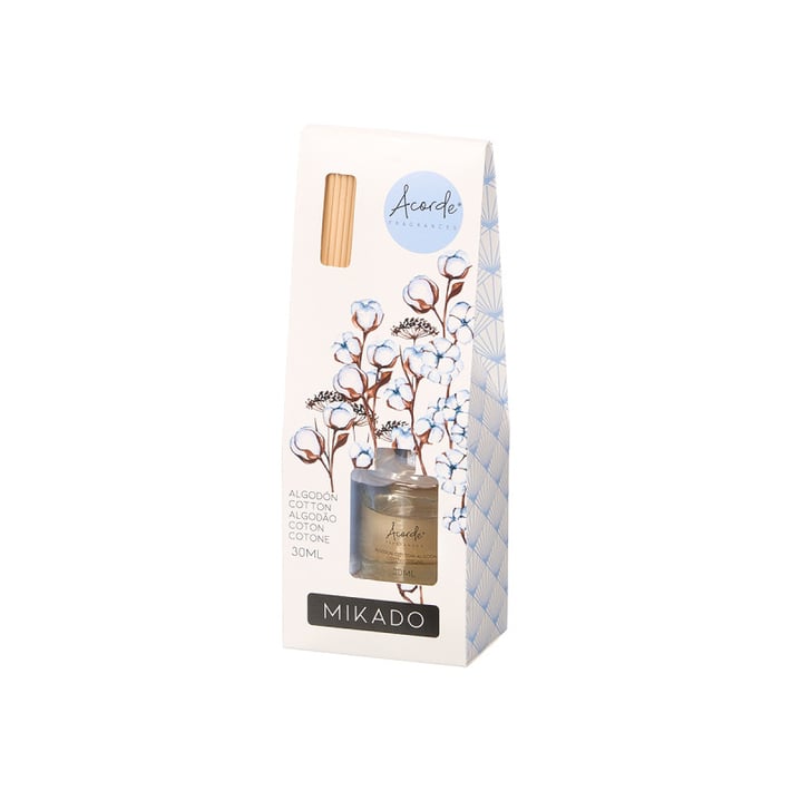 Ароматизатор Acorde Mikado, пръчици, Cotton, 30 ml