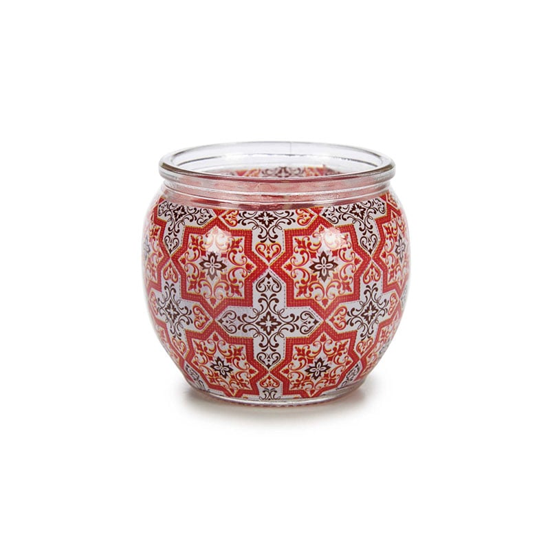 Candle Acorde, in a glass vase, Pomegrenate, 20 hours