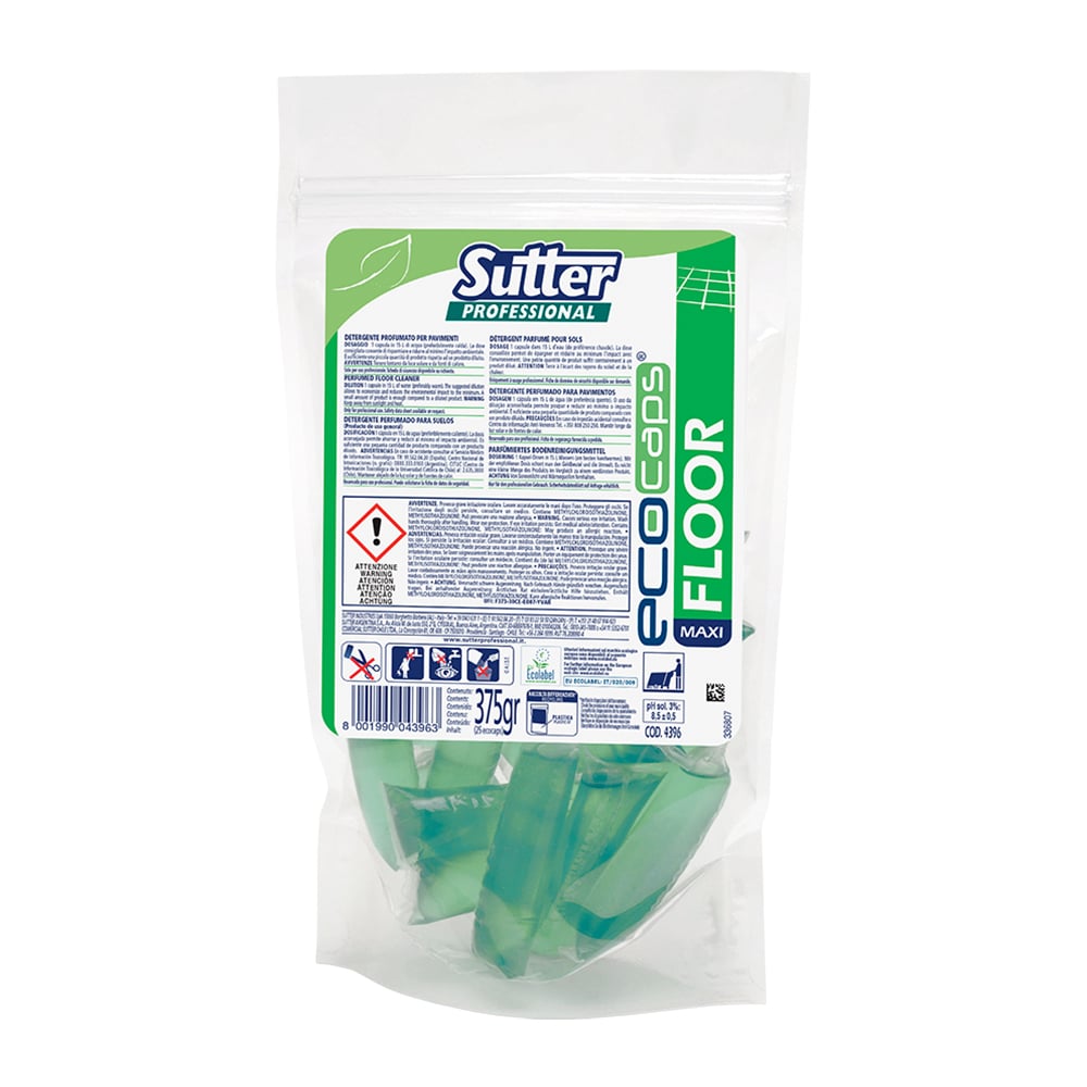 Floor cleaning agent Sutter Ecocaps Floor Maxi, 25 capsules x 15 g