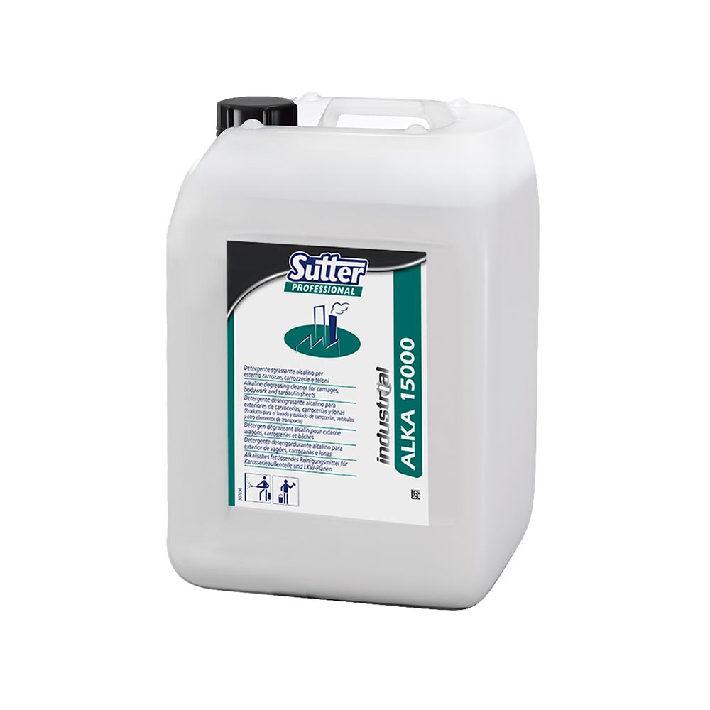 Detergent cleaning vehicles means Sutter Alka 15000, 22 kg