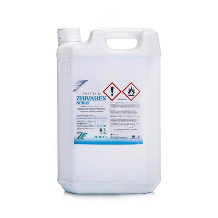 Disinfectant Zivahex, spray, 5 L