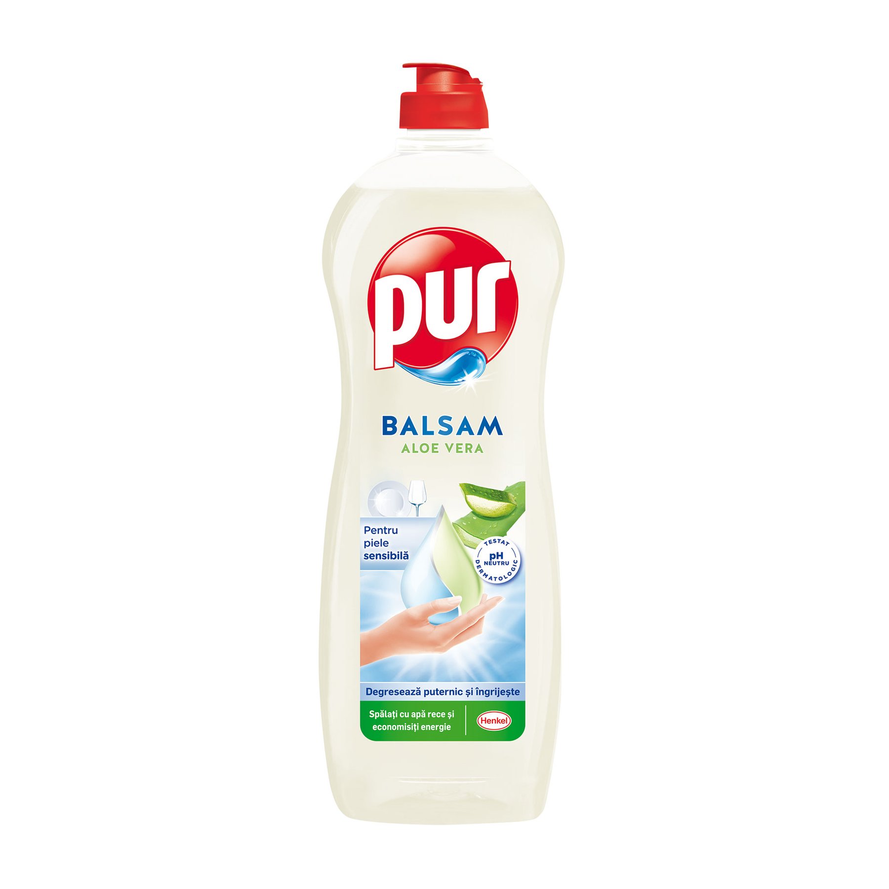 Dishwashing detergent Pur Duo Power, Aloe Vera, 750 ml
