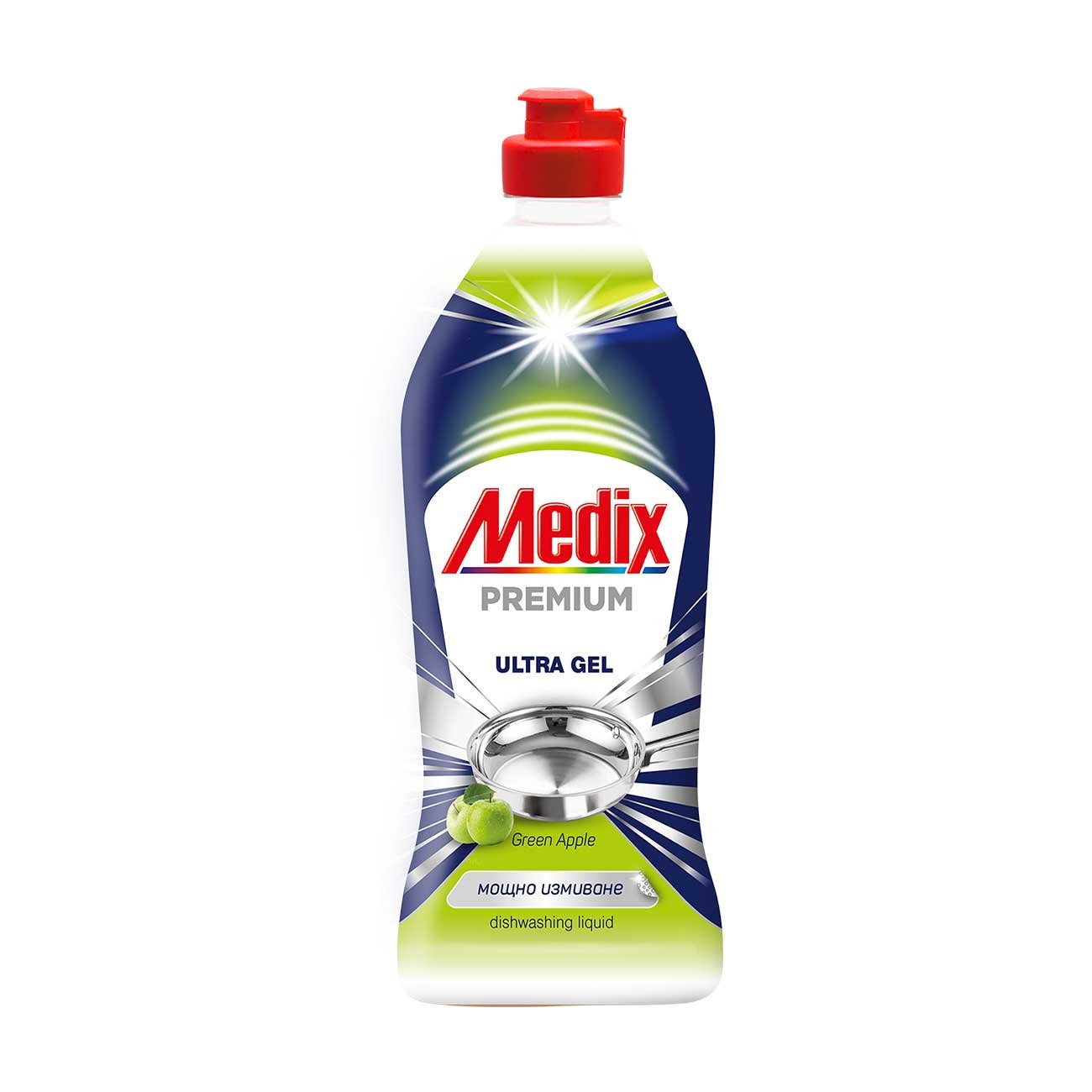 Dishwashing detergent Medix Premium, green, 750 ml