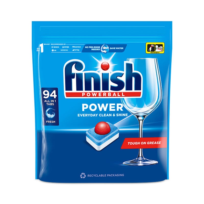 Finish Power All-in-One Dishwasher Tablets, 94 pcs