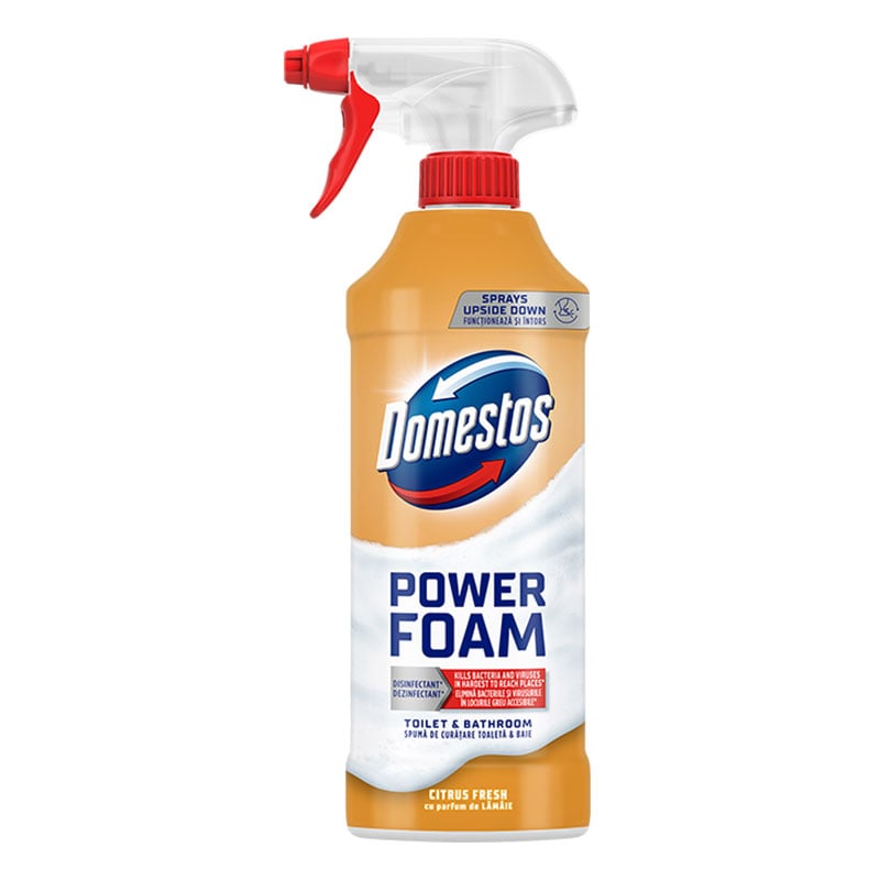 Domestos Cleaning Foam, Citrus, 435 ml