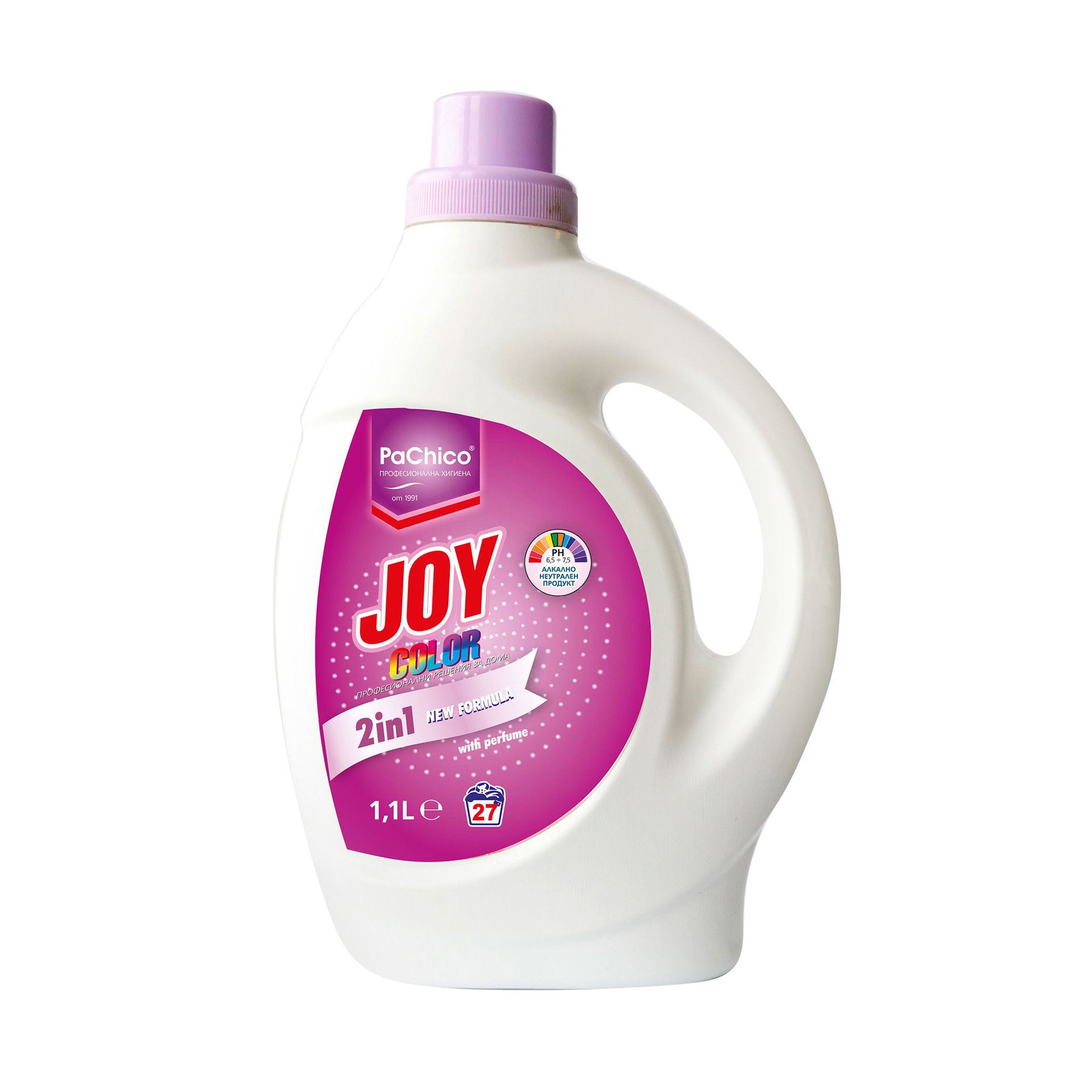 Laundry detergent PaChico Joy, liquid, for colored laundry, 1.1 L