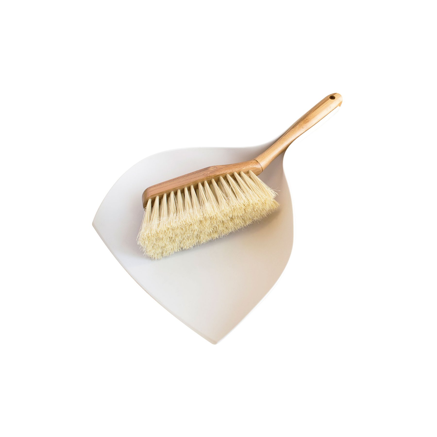 Brush York with shovel Eco Natural Bamboo, for table