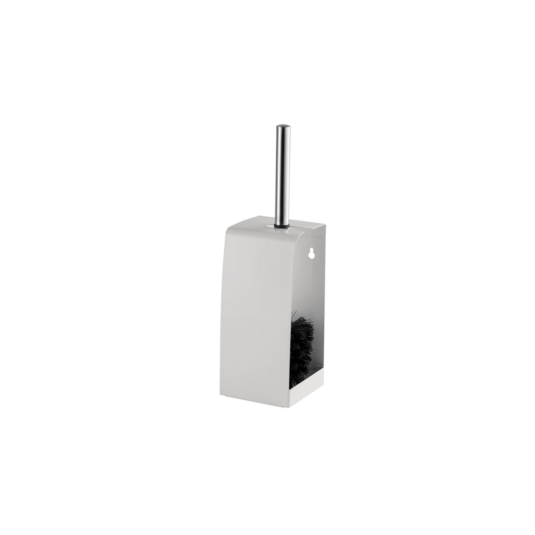 Toilet brush Dayco, metal, 8.5 x 8.5 x 31 cm, white, toilet brushes