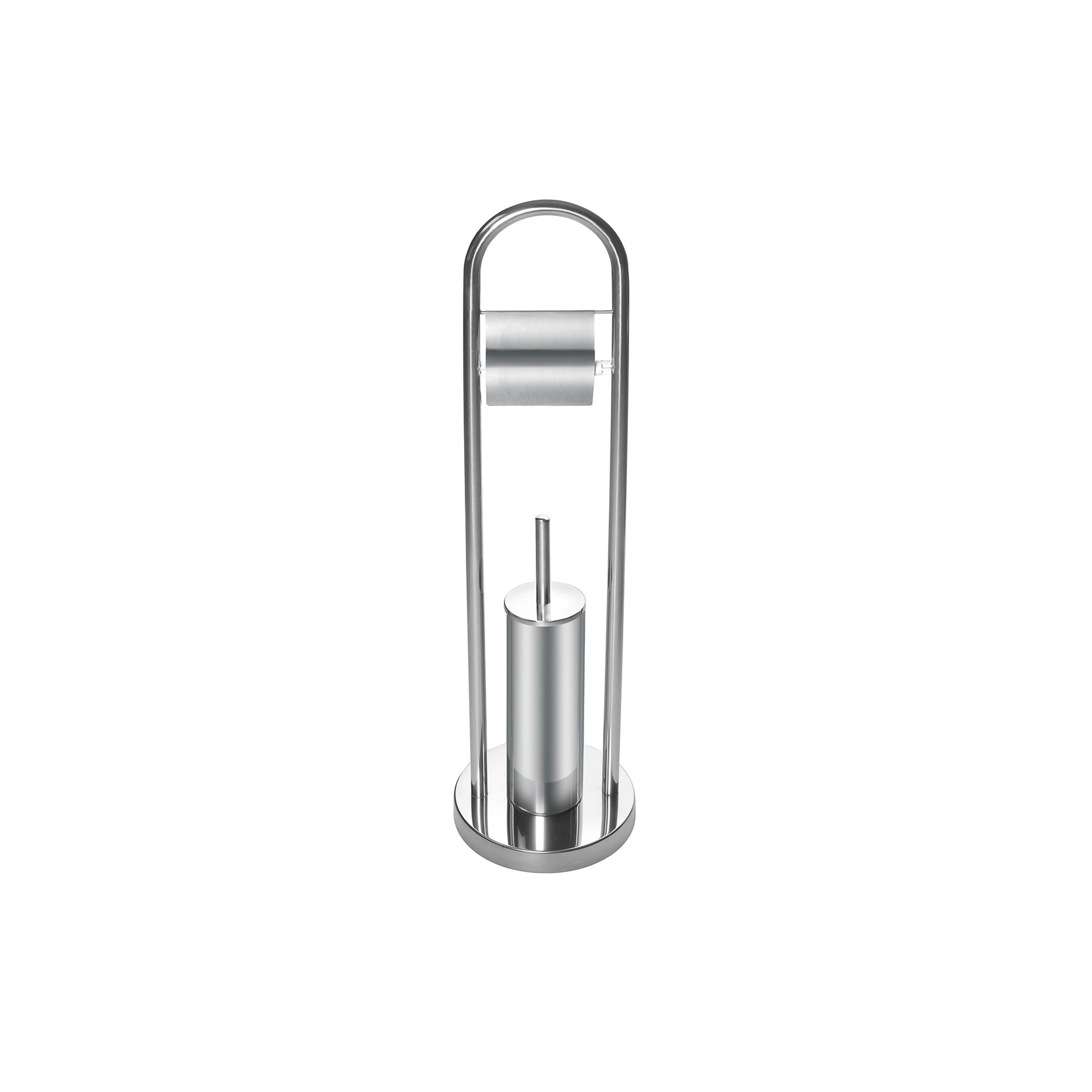 Toilet brush Dayco, metal, 21 x 81 cm, stainless steel, toilet brushes