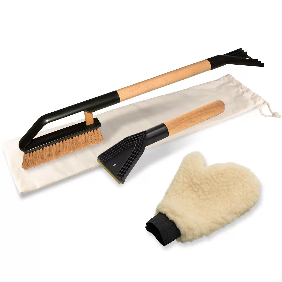 Set for car Futura Nature Snow, with brushes, ice wiper and glove