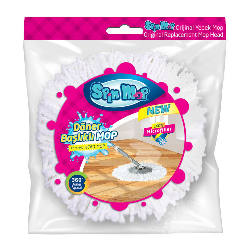 Mop Planet Spin, spare, round
