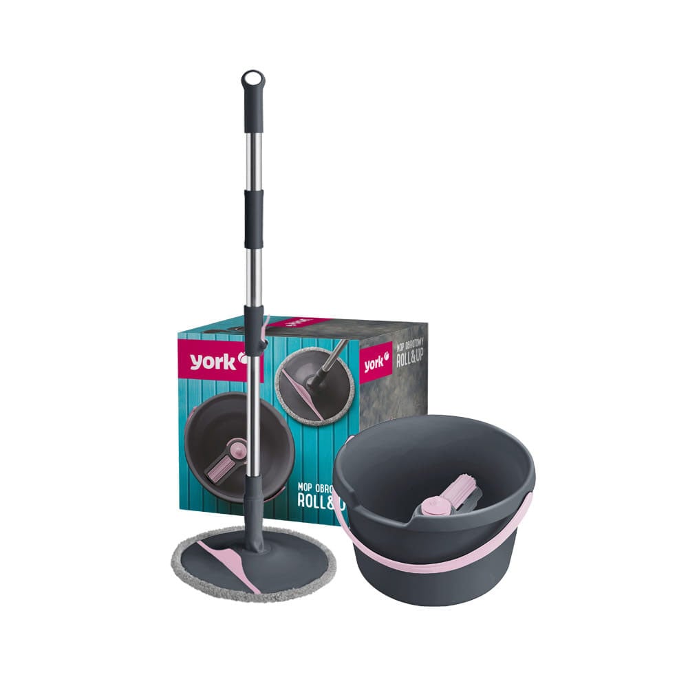 Cleaning kit York Roll&Up - mop with handle and bucket, 5l