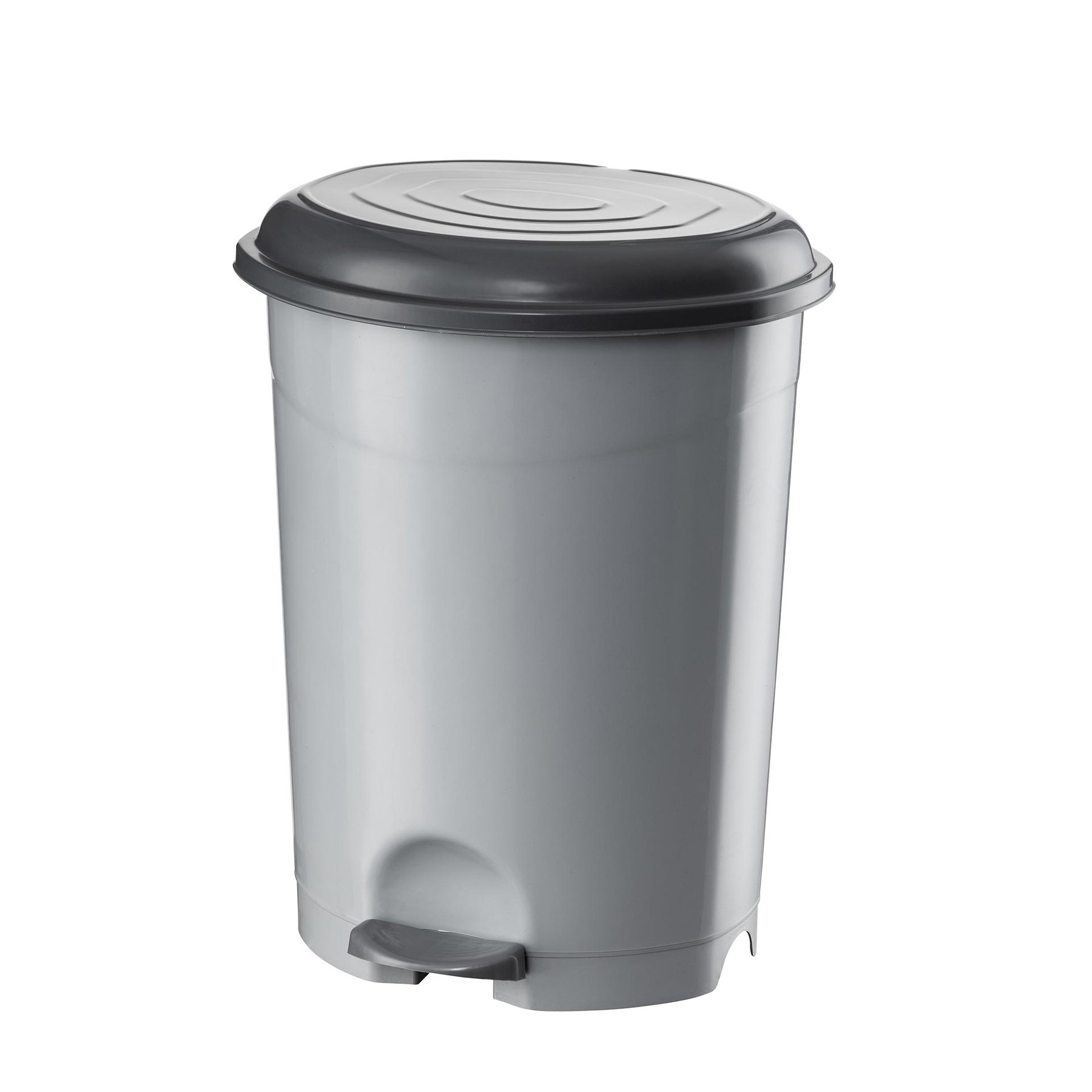 Waste bin Planet, pedal, 35x33x40.6cm, 22xL, gray-black
