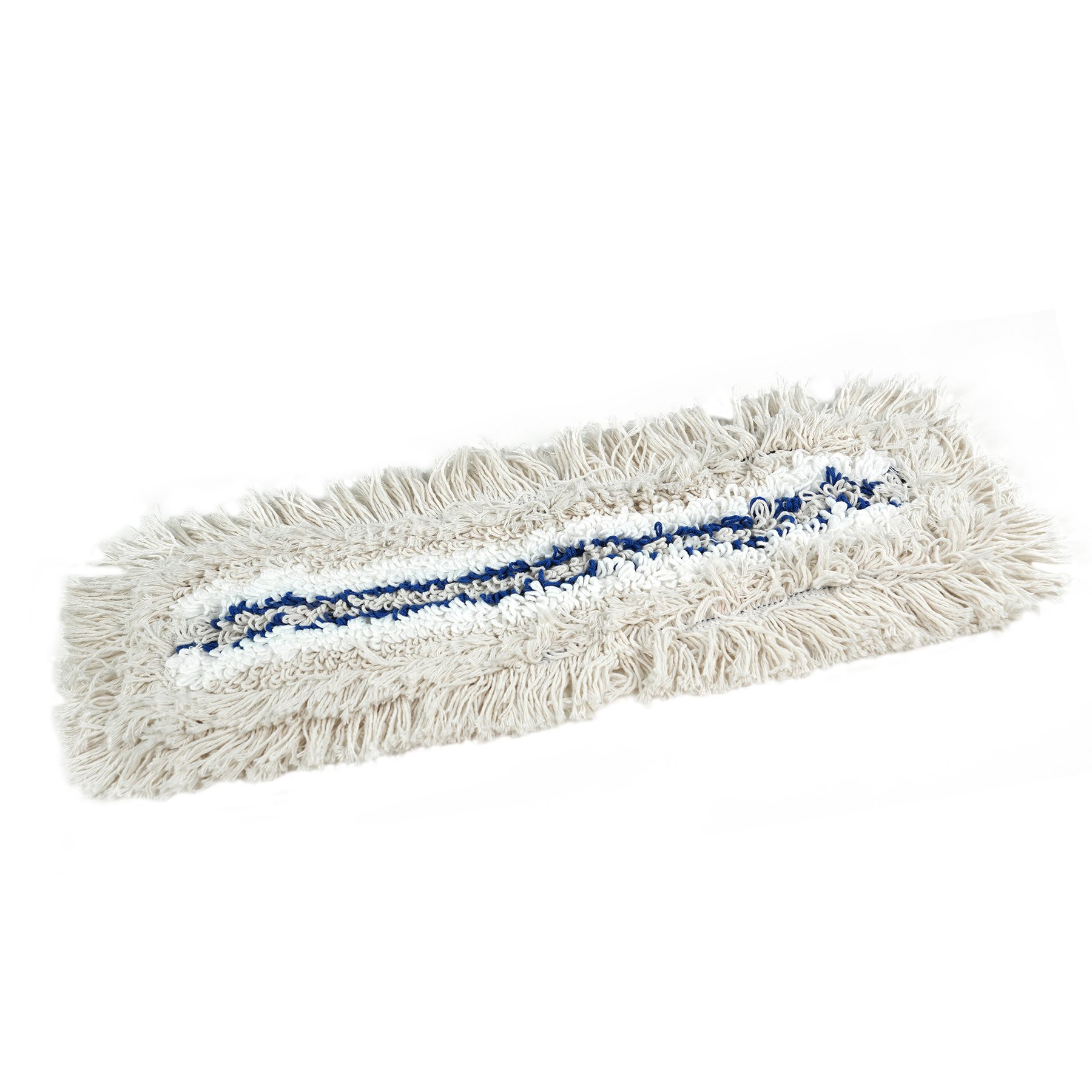 Mop Hunts, for wet cleaning, Color strips, cotton, with wings, 40 cm