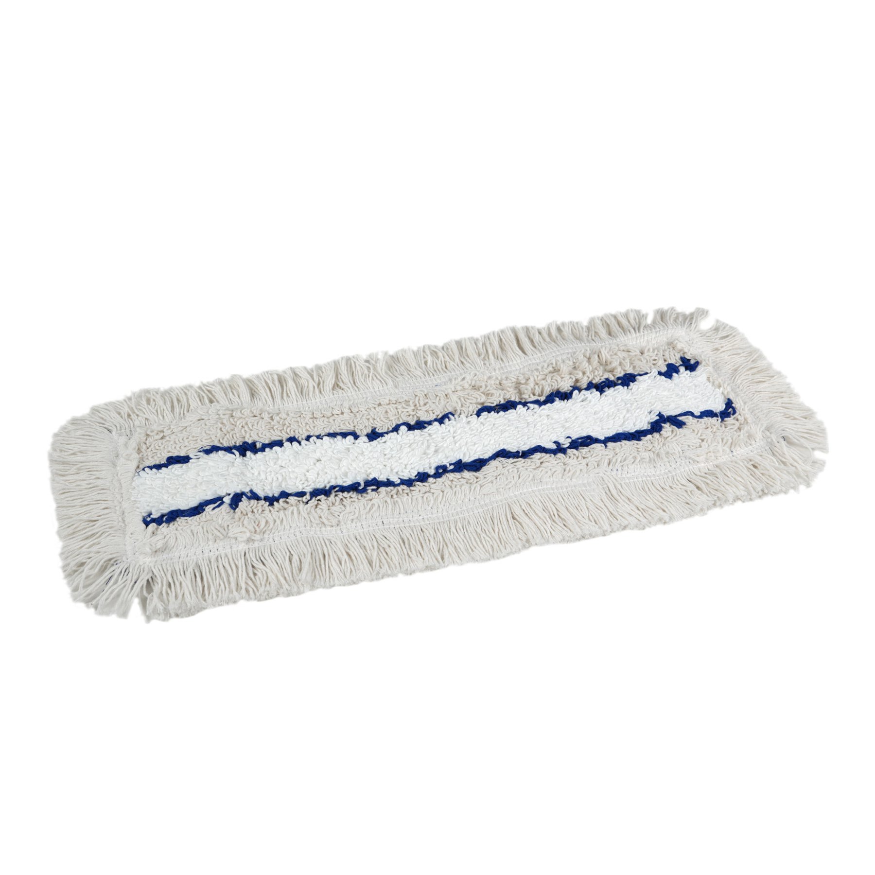 Mop Hunts, for wet cleaning, Color strips, cotton, with wings, 50 cm