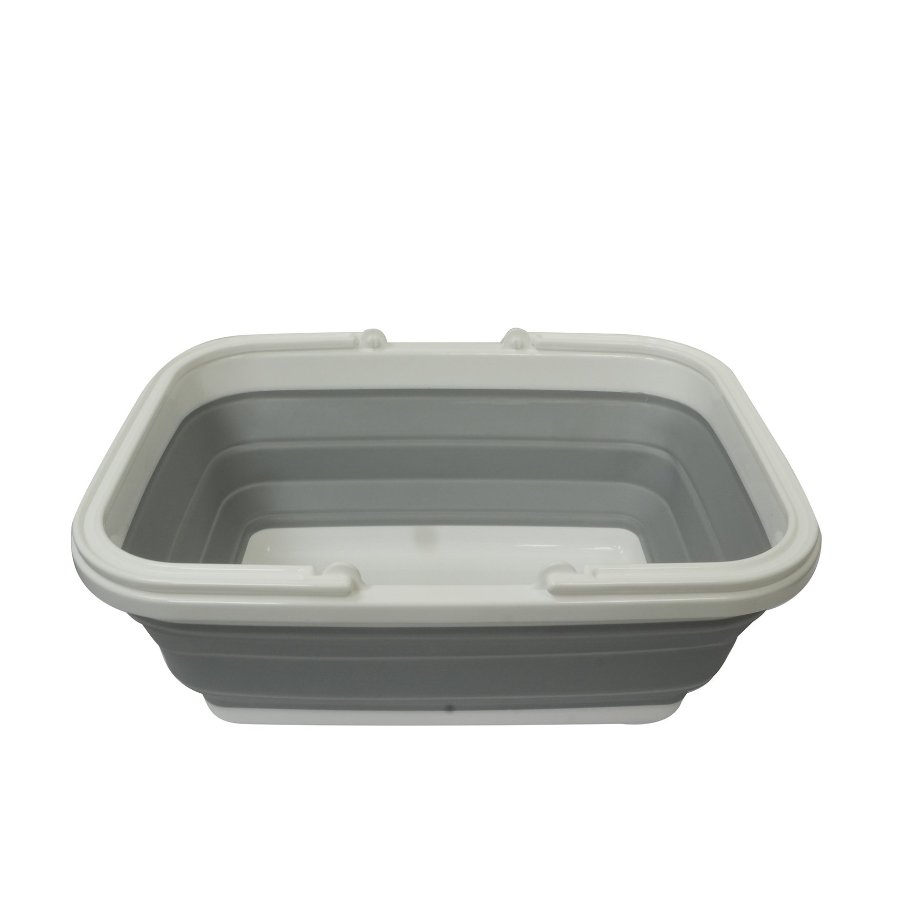 Basket Office 1, foldable, 38 х 28.5 х 15.5 cm, gray-white