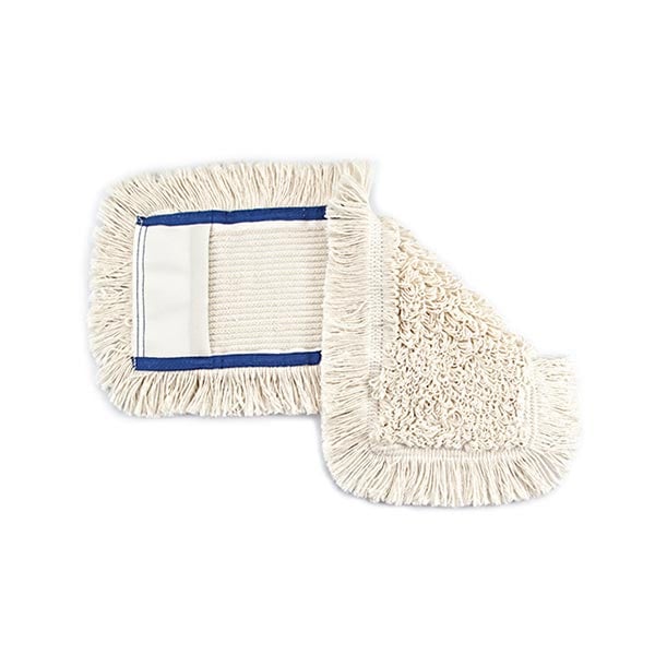 Mop for wet cleaning Up, Color strips, cotton, with wings, 40 cm