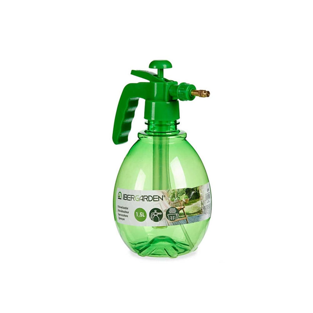 Пулверизатор под налягане Ibergarden, градински, 1.5 L, зелен